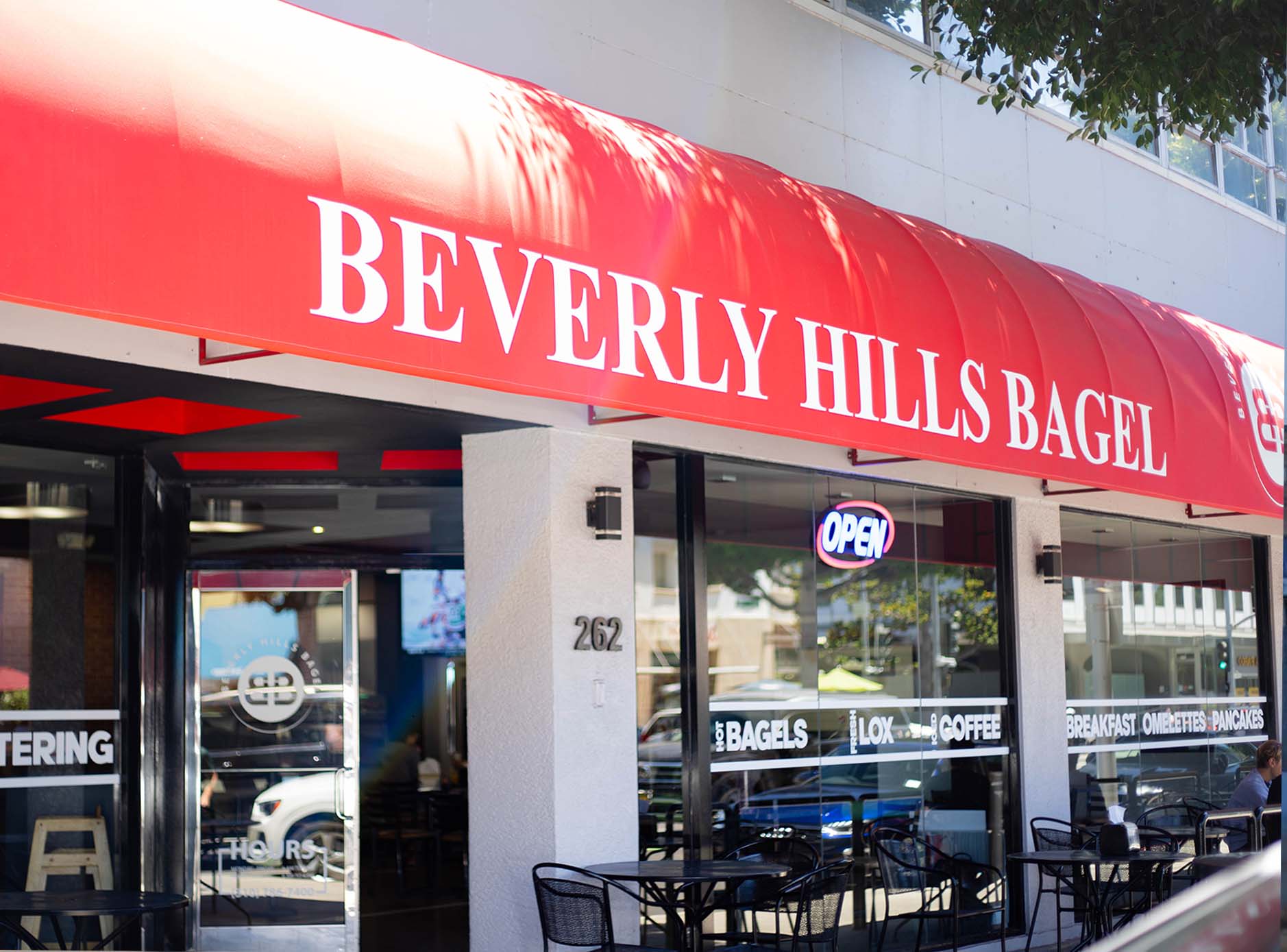 exterior photo of beverly hills bagel
