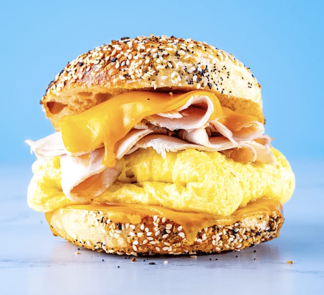 Turkey, Egg, & Cheese.