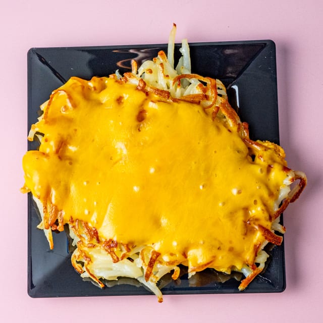 Cheesy Hash browns.