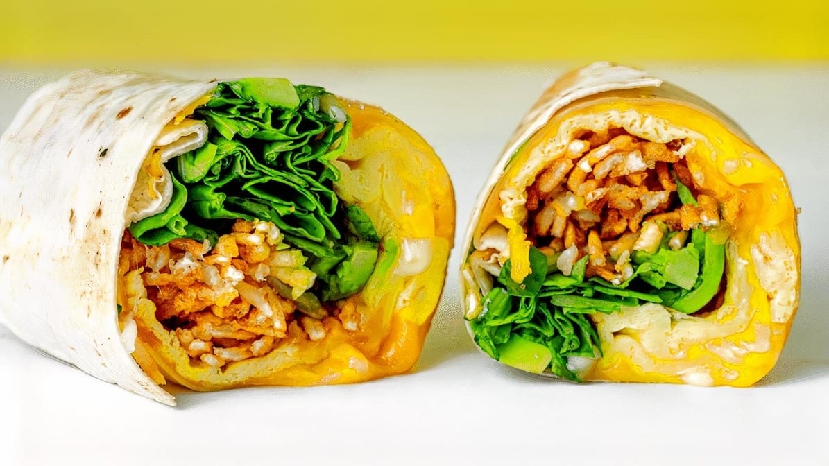 Egg & Veggie Burrito.