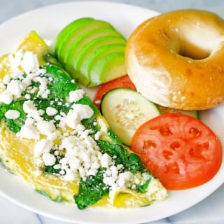 Spinach & Feta Omelette