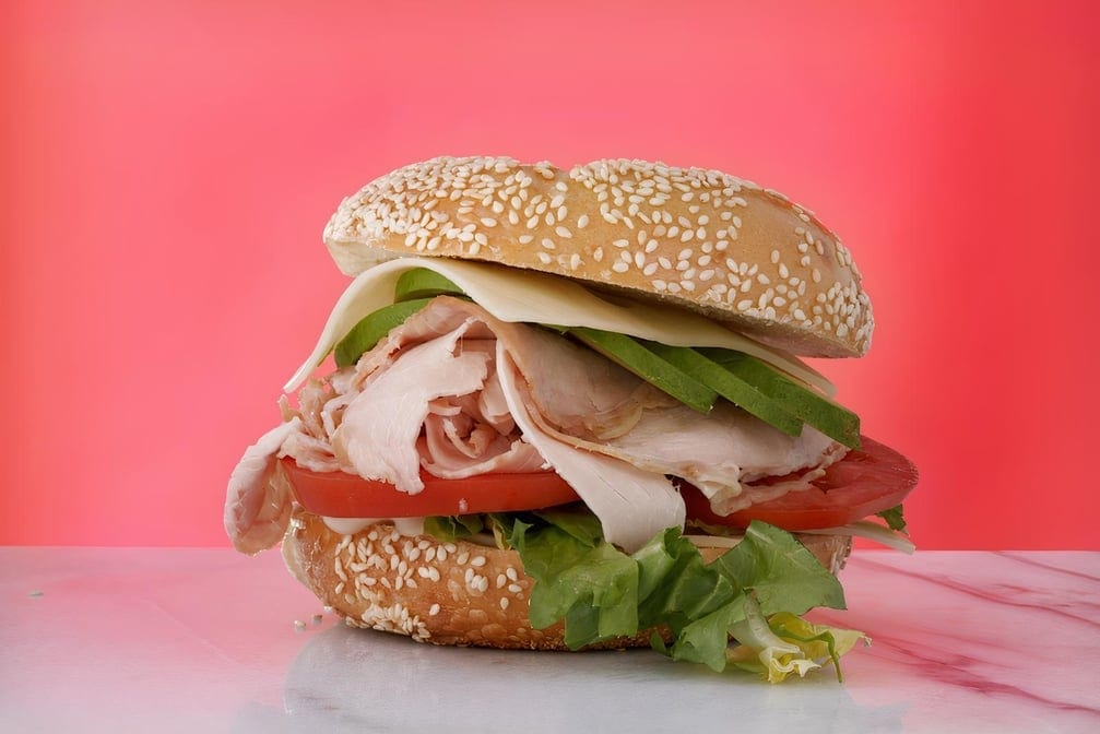 Turkey & Swiss Sandwich.