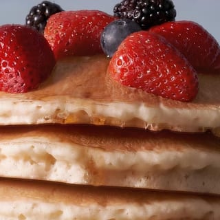 Two Fluffy Buttermilk Pancakes