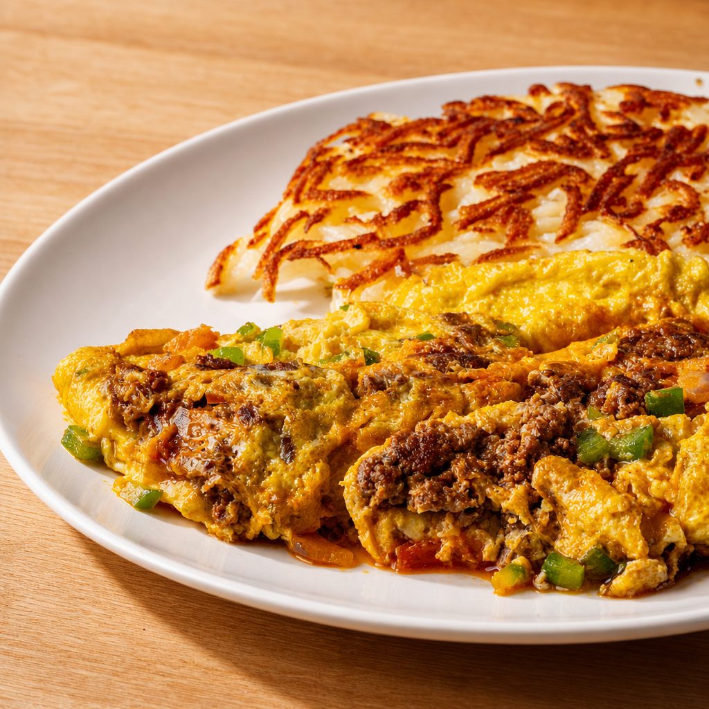 Mexican Omelette.