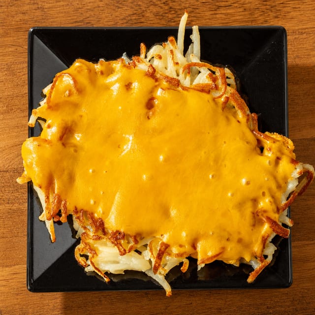 Cheesy Hash browns.
