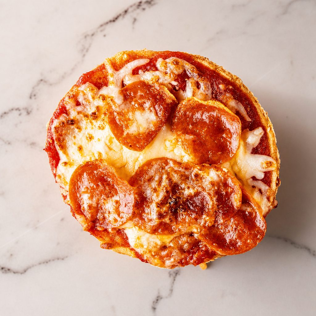 Pepperoni Pizza Bagels.