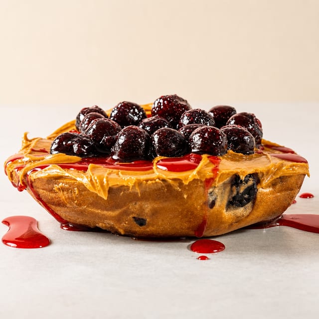Peanut Butter & Jelly Open Face.
