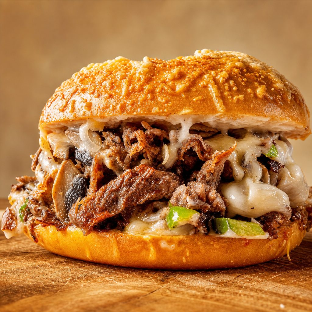 Philly Steak Sandwich.