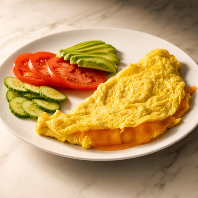 Egg & Cheese Omelette.