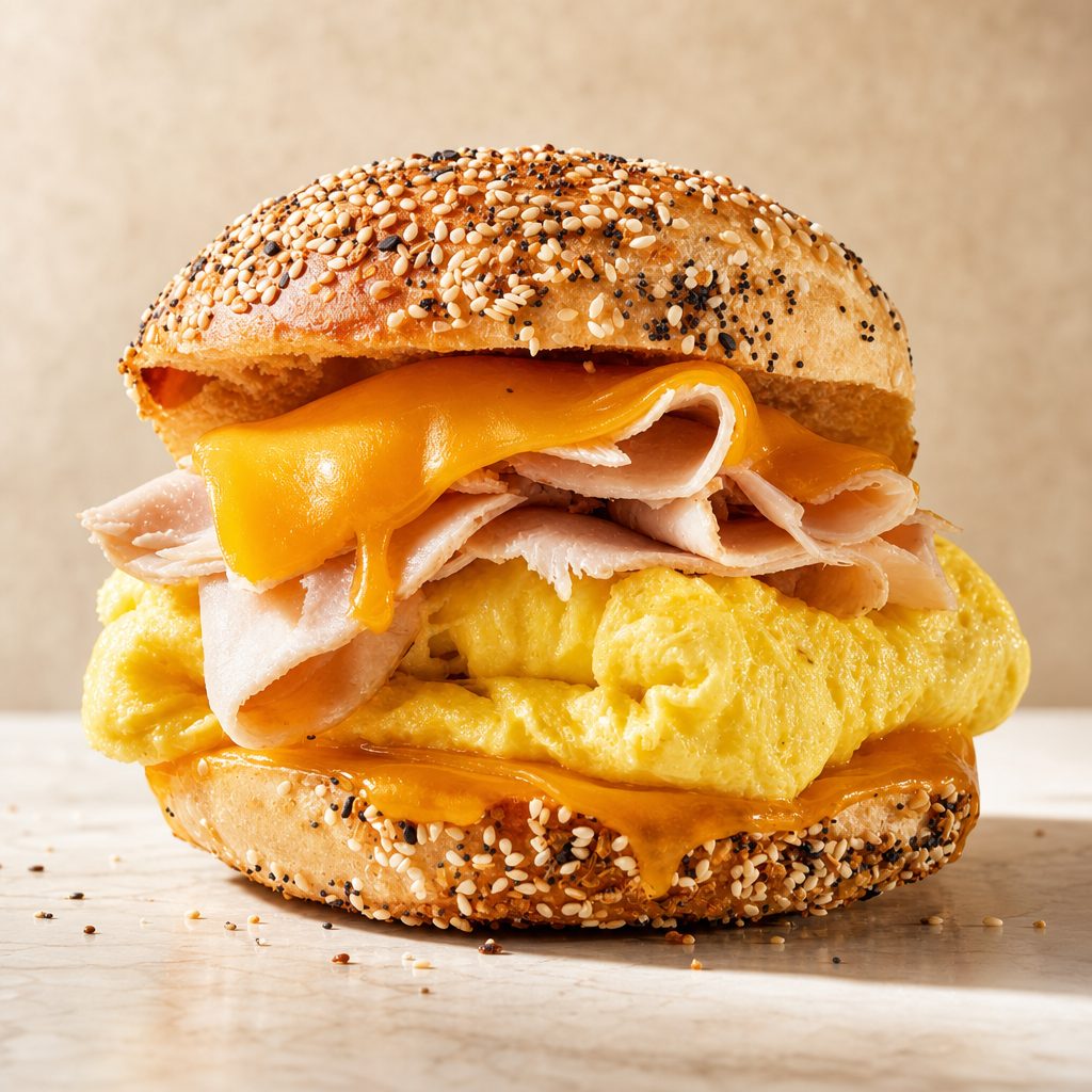 Turkey, Egg, & Cheese.